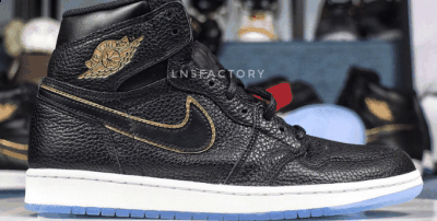 Nike Air 鞋舌及潮牌信息飞翼 logo 点缀（AJ1全明星
