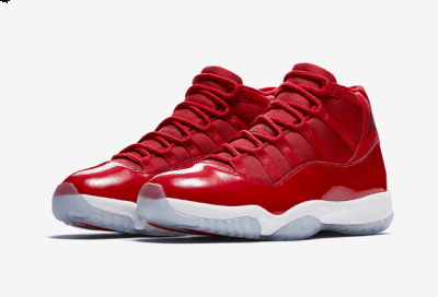 后跟 Jumpma潮牌商城n Logo 使用黑色（AJ11喜庆大红配色怎么样 AJ11“Win Like 96”何时发售）