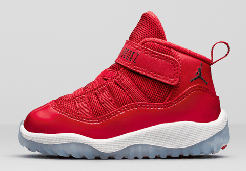 后跟 Jumpma潮牌商城n Logo 使用黑色（AJ11喜庆大红配色怎么样 AJ11“Win Like 96”何时发售）