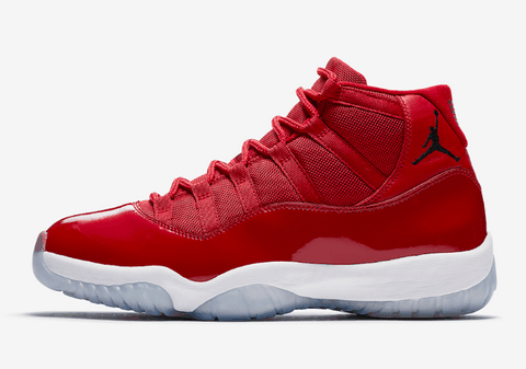 后跟 Jumpma潮牌商城n Logo 使用黑色（AJ11喜庆大红配色怎么样 AJ11“Win Like 96”何时发售）