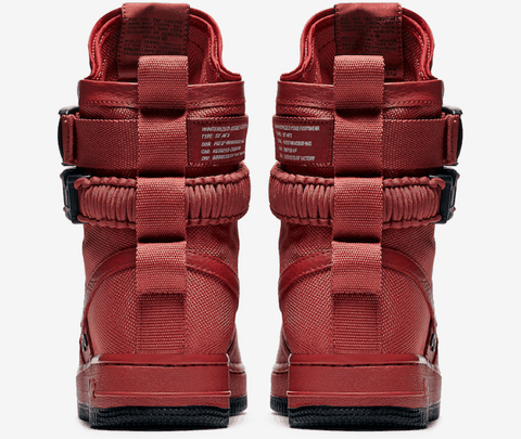 Nike SF-AF1“Oxy Blood”深度赏析 耐克SF-AF1深红细节欣赏
