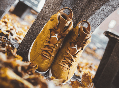 AJ6小麦色深度赏析 Air Jordan 6“Wheat”实物上脚欣赏