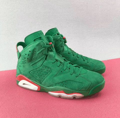  AJ6绿麂皮佳得乐系列怎么潮牌信息样 鞋款以更加醒目的绿色为主调（AJ6绿麂皮佳得乐系列怎么样 Air Jordan 6 NRG “Gatorade” 开箱图）