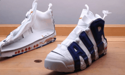 MAX AIR气垫并不是完全连贯的 17年复刻的AIR MORE UPTEMPO 96中底MAX AIR气垫由3个气垫单元组合而成 US 9/42.5前掌MAX AIR气垫长约76.66毫米 US 9/42.5前掌MAX AIR气垫宽约108.50毫米 #p#分页标题#e# US 9/42.5前掌MAX AIR气垫厚约12.65毫米 US 9/42.5足弓MAX AIR气垫潮牌商城长边长约43.30毫米 US 9/42.5足弓MAX AIR气垫短边长约33.82毫米 US 9/42.5足弓MAX AIR气