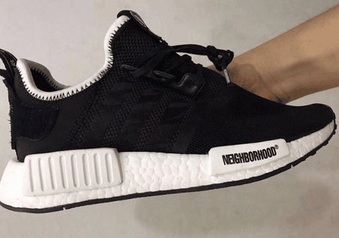 阿迪xNEIGHBORHOOD x INVINCIBLE联名NMD R1开箱图 adidas三方联名NMD R1实物开箱