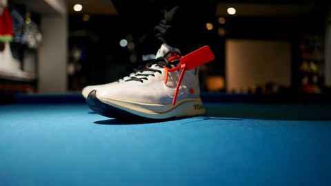 OFF WHITE X Nike Zoom Fly开箱图 Virgil Abloh x Nike Zoom Fly Sp实物鉴赏