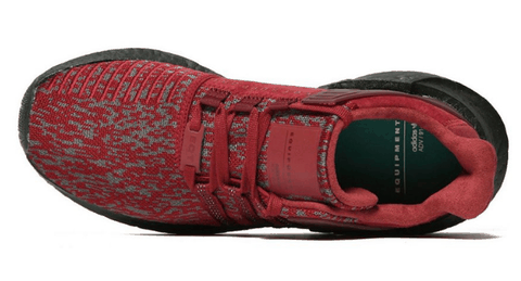 喜欢的小伙伴只潮牌商城能自己找渠道了（adidas EQT Support 93/17黑红开箱图 EQT Support黑红配色实物开箱）