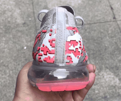 显得格外清爽! Nike Air VaporMax “Di潮牌gital Camo”发售信息 具体发售详情目前暂未释出（ Nike Air VaporMax “Digital Camo”开箱图 Nike Air VaporMax粉色数码实物开箱）