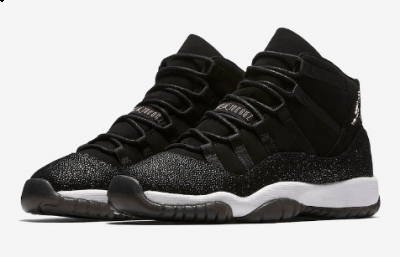 这样的搭配还潮牌商城是很好看的（AJ11 PRM Heiress 黑鱼开箱图 AJ11 PRM Heiress “Black Stingray”实物开箱）