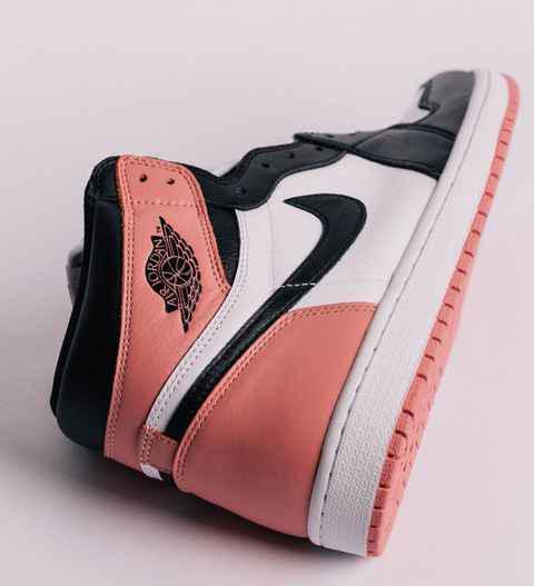 AJ1“Rust Pink”开箱 AJ1脏粉色实物开箱图