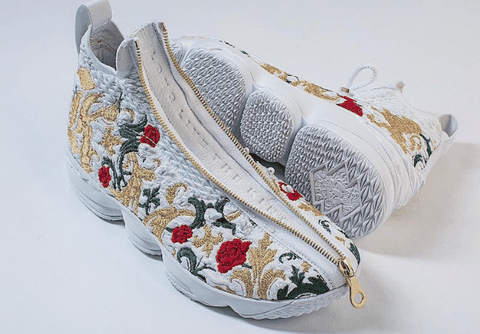 lbj15花卉深度赏析 詹姆斯15代“Floral” 上脚欣赏