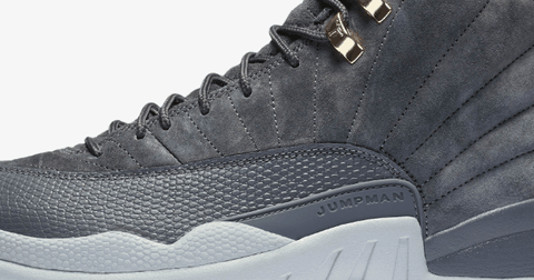 穿上这双鞋踏上球潮牌品牌场就是一个冷血杀手（AJ12“Dark Grey”灰麂皮怎么样 Air Jordan 12 “Dark Grey” 灰麂皮多少钱）