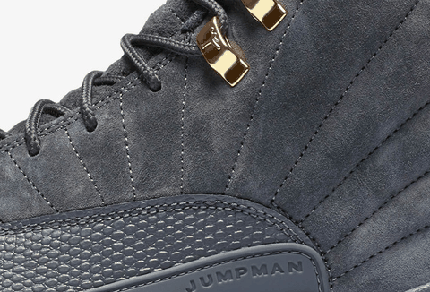 每球都刺穿潮牌商城对手心脏（AJ12 灰麂皮 “Dark Grey” 配色好看吗 Air Jordan 12 “Dark Grey” 深度赏析）