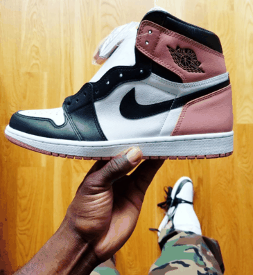 AJ1锈红色多少钱 值得买吗 AJ1“Rust Pink”实物预览