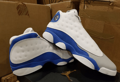 是那段历史的潮牌第一见证人（AJ13 GS “Italy Blue”清爽白蓝配色怎么样 Air Jordan 13 GS “Italy Blue” 开箱图）
