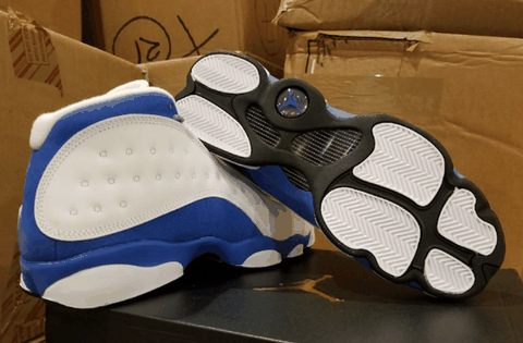 是那段历史的潮牌第一见证人（AJ13 GS “Italy Blue”清爽白蓝配色怎么样 Air Jordan 13 GS “Italy Blue” 开箱图）