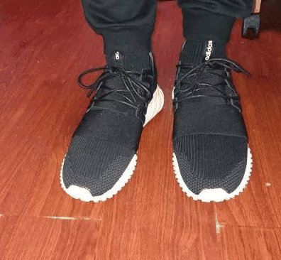 adidas TUBULAR DOOM Primeknit开箱图 adidas Primeknit鞋面脚感如何