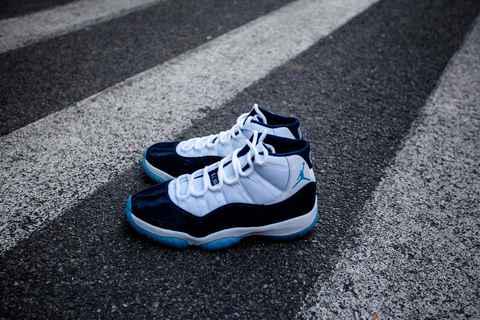 AJ11 Win Like '82实物开箱测评 AJ11 Win Like '82上脚图