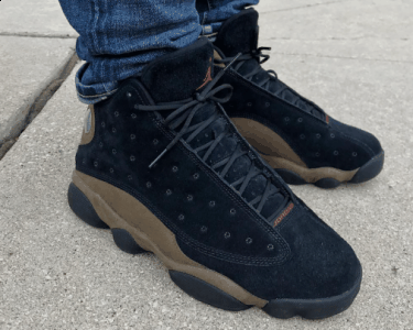 Jordan决定趁胜追潮牌商城击再推AJ13系列（AJ13 Olive上脚欣赏 Air Jordan 13 橄榄绿赏析）