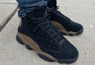 那个真的是火潮牌资讯遍大江南北啊（AJ13橄榄油配色怎么样 Air Jordan 13 “Olive” 实物细节欣赏）