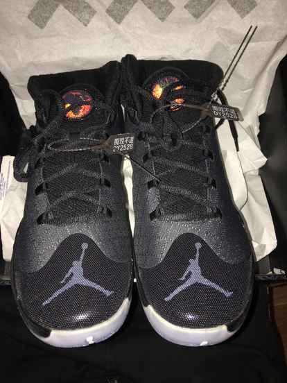 AJ30黑猫开箱图 AJ30开箱上脚图