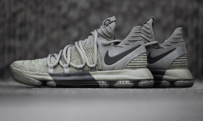 下面和小编一起看潮牌汇潮牌网看他的实物开箱图吧（Nike KD 10 Dark Stucco开箱图 耐克 KD 10 “Dark Stucco”军绿色怎么样）