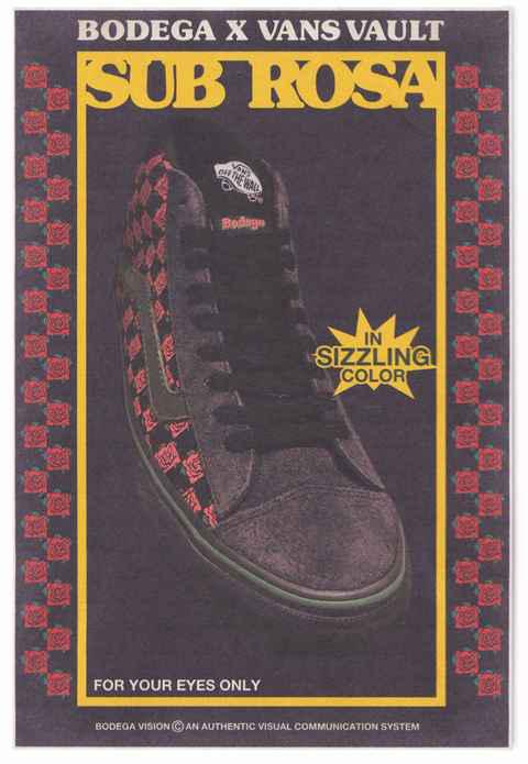 Vans Vault玫瑰鞋多少钱 在哪买 Bodega x Vans Vault