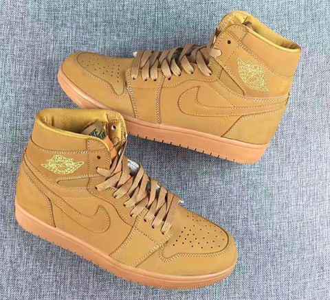 AJ1小麦色开箱测评 AJ1“Wheat”实物细节赏析