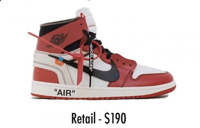 Instagram 上知名爆料大号 @supreme_leaks_news 为大家潮牌公布了前几天发售的第一批 OFF-WHITE x NIKE 在市场上流动的价格（OFF-WHITE x Nike联名鞋价格 OFF-WHITE联名Nike为什么卖那么贵）