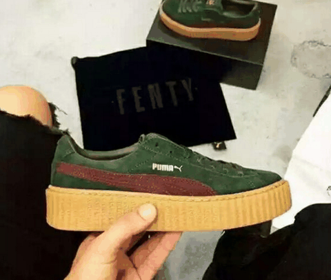 puma蕾哈娜松糕鞋怎么鉴定 Fenty Puma Creeper松糕鞋真假对比