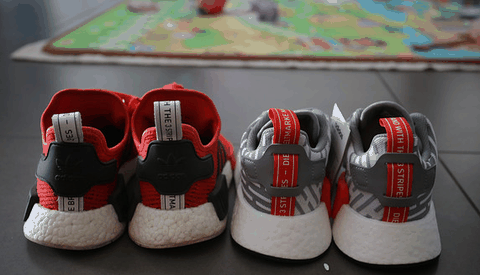 nmd买r1好还是r2好 Adidas nmd r1 r2细节对比