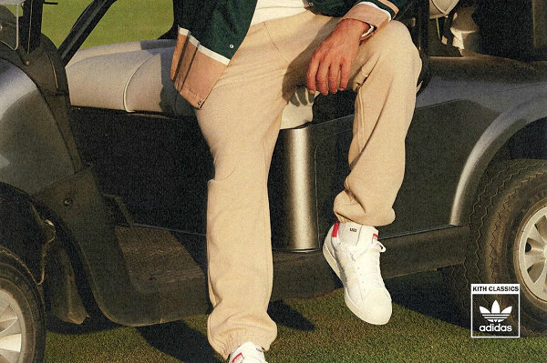  与 TaylorMade G潮牌品牌olf 的合作堪称惊艳（KITH Classics for adidas Originals 全新联乘鞋款系列亮相）
