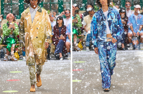  与 Suicoke 的潮牌合作结束之后（Doublet 2023 春夏系列亮相秀场，造雪灵感）