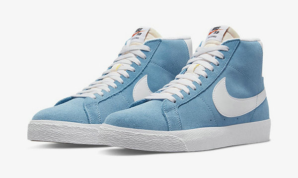  潮牌汇潮潮牌牌汇获悉（耐克 SB Zoom Blazer Mid 全新白蓝配色鞋款抢先预览）