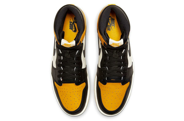  黑黄脚趾 AJ1 High O潮牌G“Taxi”配色鞋款 每双 $170（黑黄脚趾 AJ1 High OG“Taxi”配色鞋款发售详情揭晓）