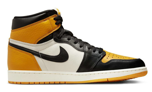  黑黄脚趾 AJ1 High O潮牌G“Taxi”配色鞋款 每双 $170（黑黄脚趾 AJ1 High OG“Taxi”配色鞋款发售详情揭晓）
