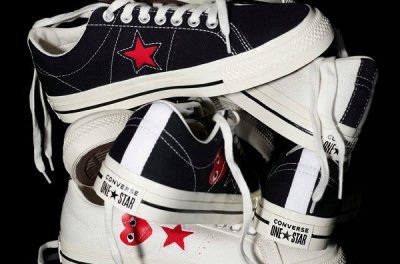  匡威 x CDG Play 全新联乘 One潮牌 Star 鞋款系列 预计 7 月 28 日正式入场（匡威 x CDG Play 全新联乘 One Star 鞋款系列即将来袭）