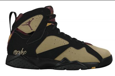 实物与渲染图潮牌或许会略有不同（Air Jordan 7 全新 30 周年纪念配色鞋款释出，波尔多灵感）