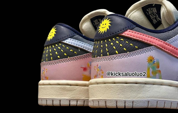  经久不衰的 Nike Dunk 家潮牌商城族日前又有全新 Sample 曝光（耐克 Dunk Low 全新“Be True”配色鞋款 Sample 释出）