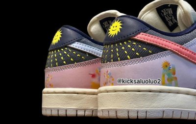  经久不衰的 Nike Dunk 家潮牌商城族日前又有全新 Sample 曝光（耐克 Dunk Low 全新“Be True”配色鞋款 Sample 释出）
