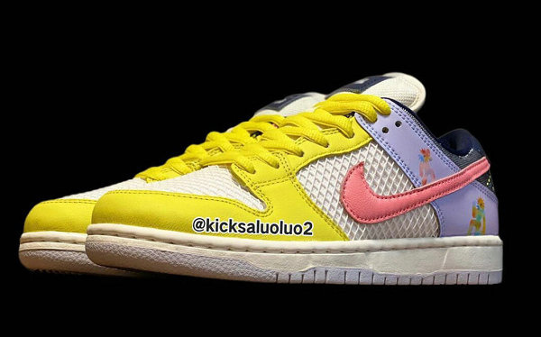  经久不衰的 Nike Dunk 家潮牌商城族日前又有全新 Sample 曝光（耐克 Dunk Low 全新“Be True”配色鞋款 Sample 释出）
