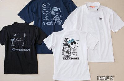 「Onomatopoeia」词语以及“潮牌信息Joe Cool”字样等细节同样吸睛（BEAMS Golf x PEANUTS 全新合作胶囊系列公布）