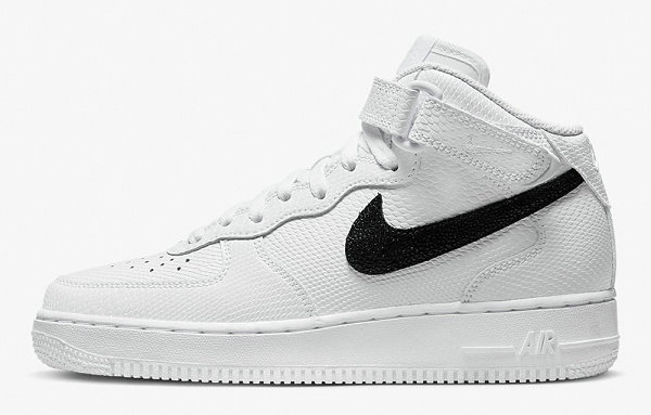 白蛇 AF1 Mid“White S潮牌信息nakeskin”全新配色鞋款释出（白蛇 AF1 Mid“White Snakeskin”全新配色鞋款释出）