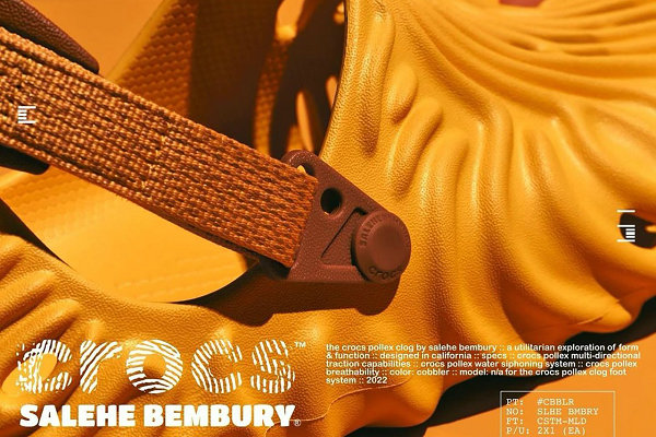  Crocs x Salehe Bembury 联名 Pollex C潮牌品牌log“Cobbler”配色鞋款 即将在本月 19 日开售（Crocs x Salehe Bembury 联名 Pollex Clog“Cobbler”配色鞋款亮相）