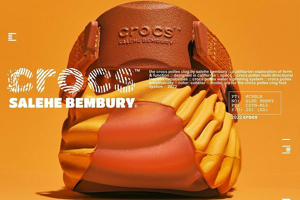  Crocs x Salehe Bembury 联名 Pollex C潮牌品牌log“Cobbler”配色鞋款 即将在本月 19 日开售（Crocs x Salehe Bembury 联名 Pollex Clog“Cobbler”配色鞋款亮相）