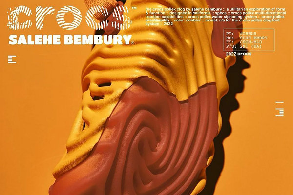  Crocs x Salehe Bembury 联名 Pollex C潮牌品牌log“Cobbler”配色鞋款 即将在本月 19 日开售（Crocs x Salehe Bembury 联名 Pollex Clog“Cobbler”配色鞋款亮相）