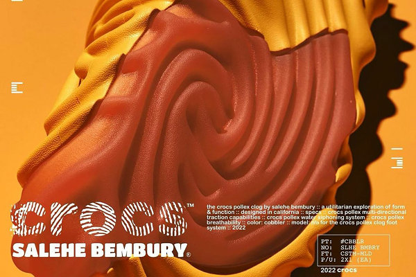  Crocs x Salehe Bembury 联名 Pollex C潮牌品牌log“Cobbler”配色鞋款 即将在本月 19 日开售（Crocs x Salehe Bembury 联名 Pollex Clog“Cobbler”配色鞋款亮相）