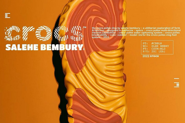  Crocs x Salehe Bembury 联名 Pollex C潮牌品牌log“Cobbler”配色鞋款 即将在本月 19 日开售（Crocs x Salehe Bembury 联名 Pollex Clog“Cobbler”配色鞋款亮相）