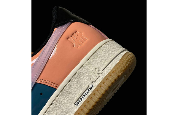 近期街头品牌 UNDEFEATED 打潮牌品牌造的第二款 Air Force 1 Low 也被曝光（UNDEFEATED 联名空军一号鞋款第二款配色释出，夸张撞色）
