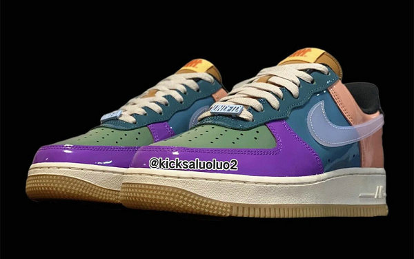 近期街头品牌 UNDEFEATED 打潮牌品牌造的第二款 Air Force 1 Low 也被曝光（UNDEFEATED 联名空军一号鞋款第二款配色释出，夸张撞色）